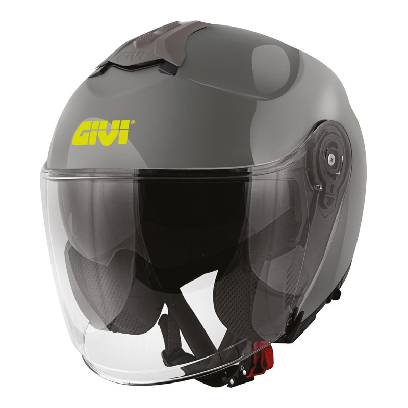 Casque jet Givi X.22 Planet Solid G767 gris brillant- XS