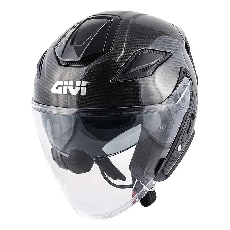 Casque jet Givi X29 Carbon Solid carbone