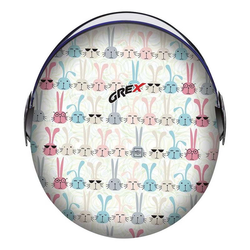 Casque jet Grex G1.1 Artwork Bunny multicolore- 3XS
