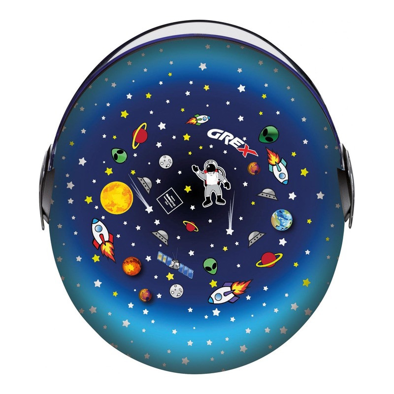 Casque jet Grex G1.1 Artwork Space bleu- 3XS