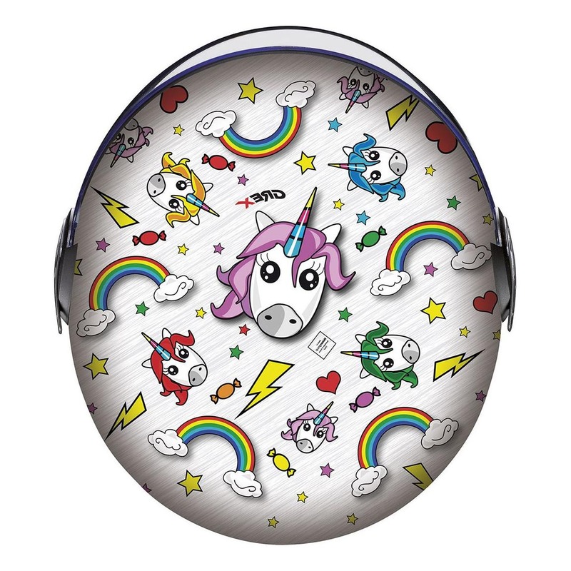 Casque jet Grex G1.1 Artwork Unicorn multicolore- 3XS