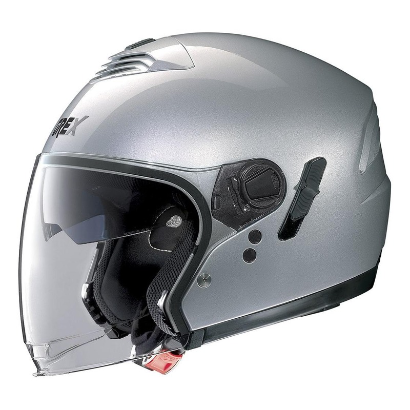 Casque jet Grex G4.1E Kinetic Métal argent- XS