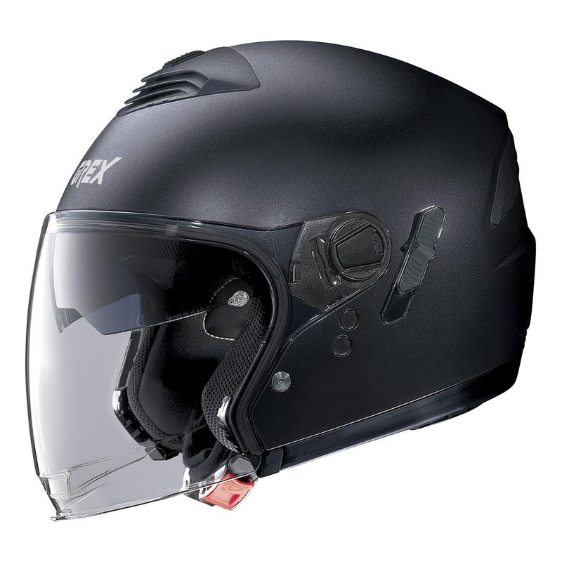 Casque jet Grex G4.1E Kinetic noir graphite- XS
