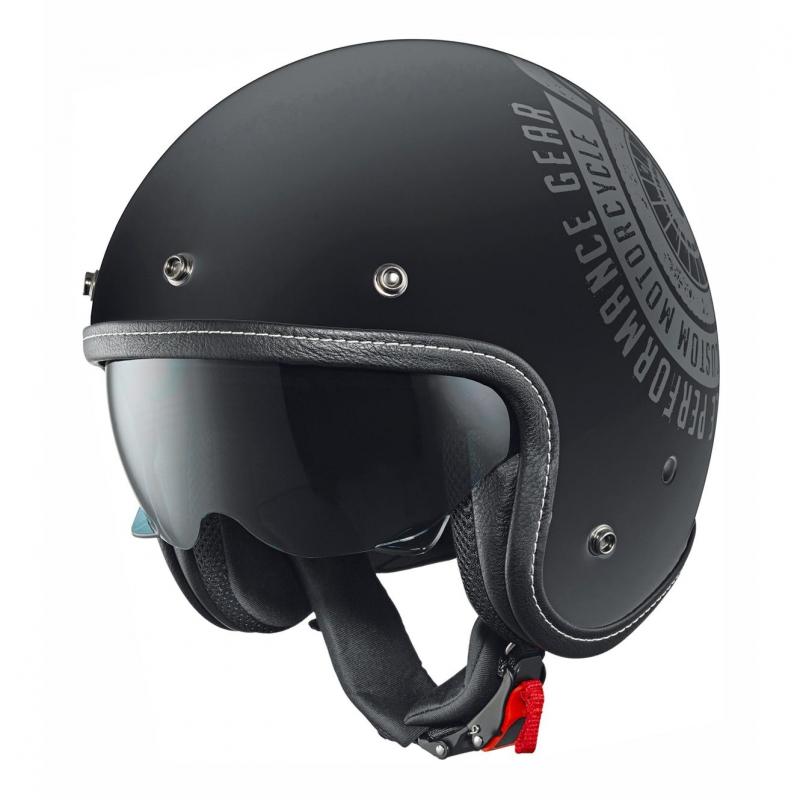 Casque jet Held Mason noir/gris- XS
