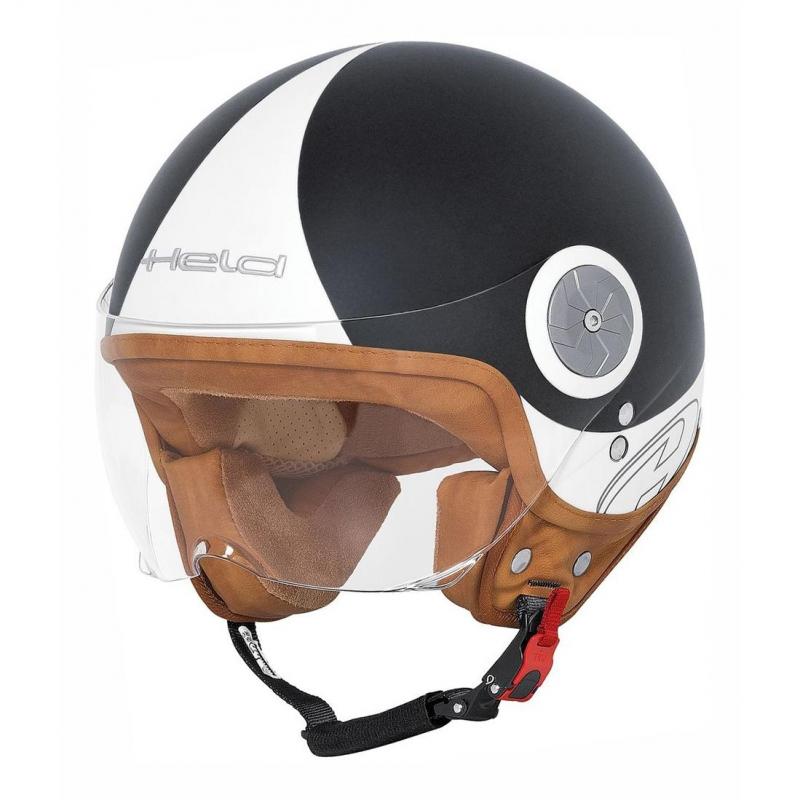 Casque jet Held MC CORRY noir mat- S
