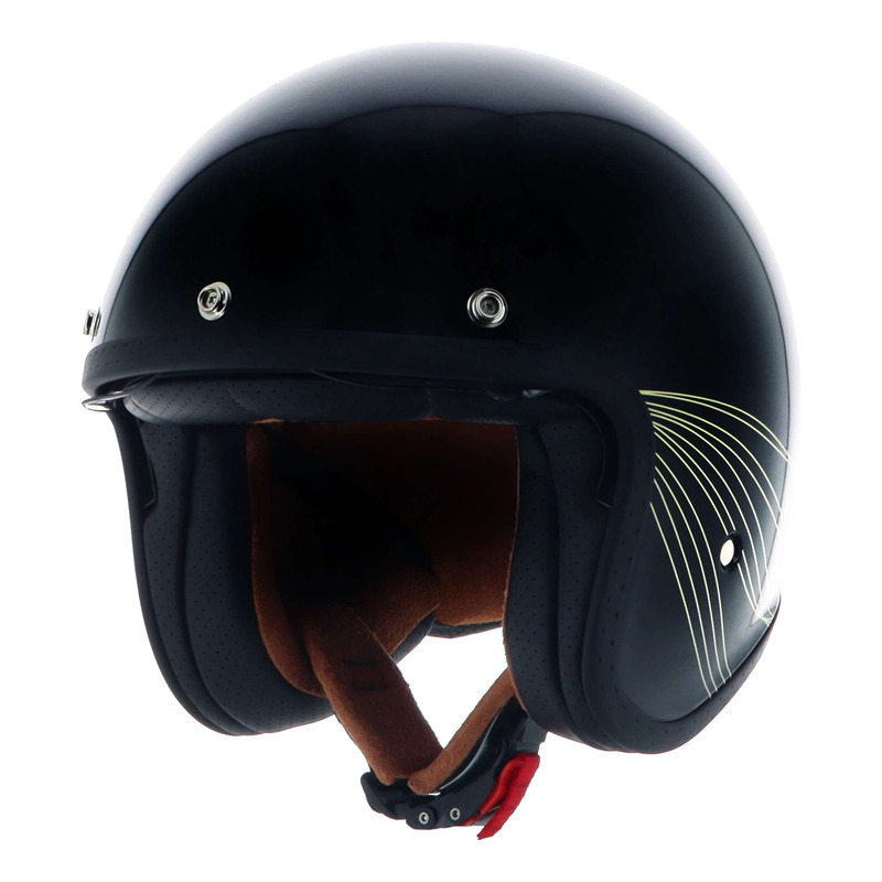Casque jet Helstons Leo noir