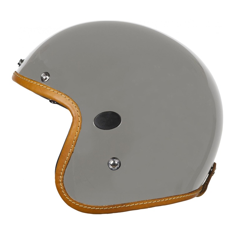 Casque jet Helstons Naked Carbone gris