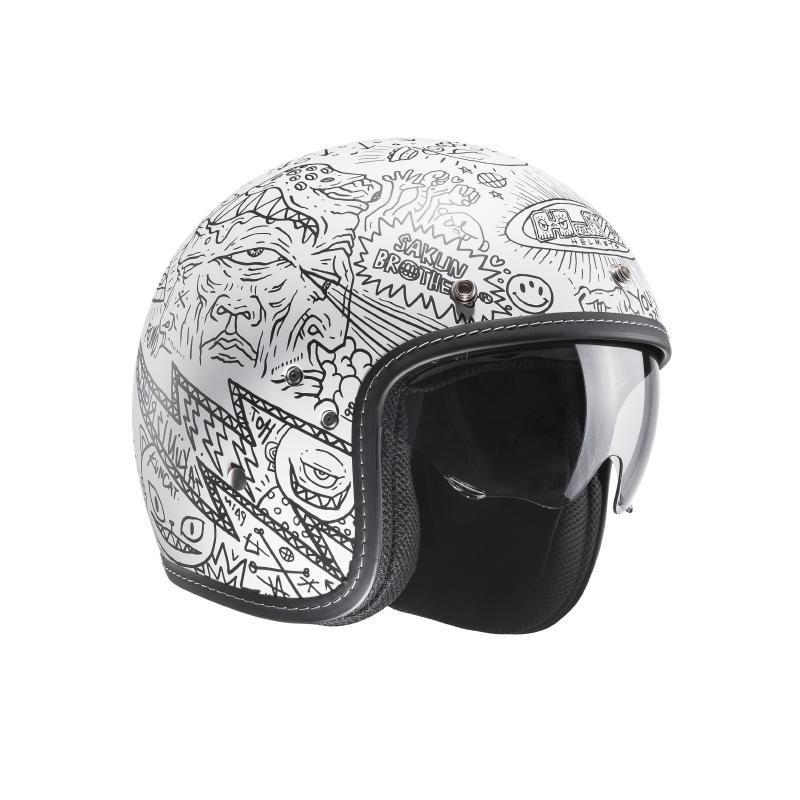 Casque jet HJC FG-70s MACHU MC10SF- XS