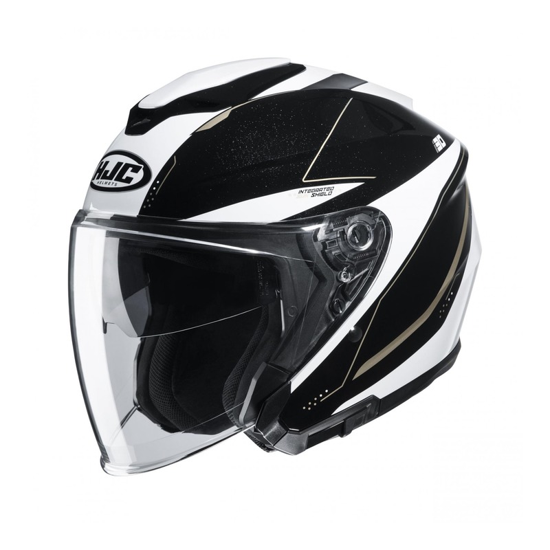 Casque jet HJC I30 Slight MC9 noir/blanc- XS