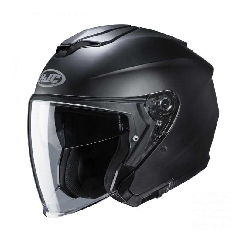 Casque jet HJC I30 Uni noir semi mat- XS