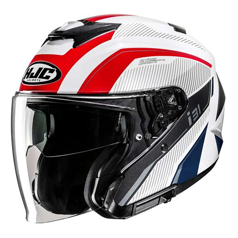 Casque jet HJC i31 Reno MC21 blanc/bleu/rouge brillant
