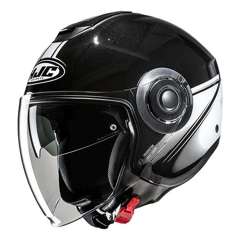 Casque jet HJC i40N Vision MC5 /gris brillant