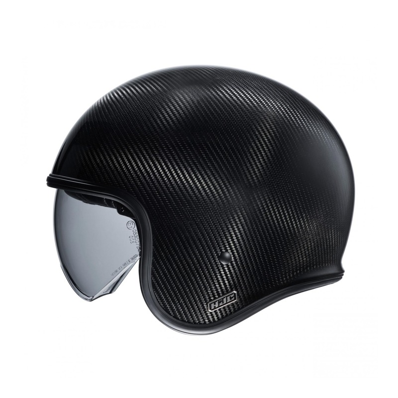 Casque jet HJC V30 Carbon Uni carbone- XS