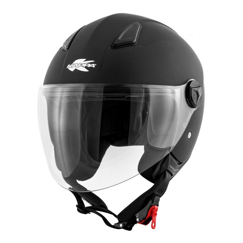 Casque jet Kappa KV28 Miami Basic noir mat- XS