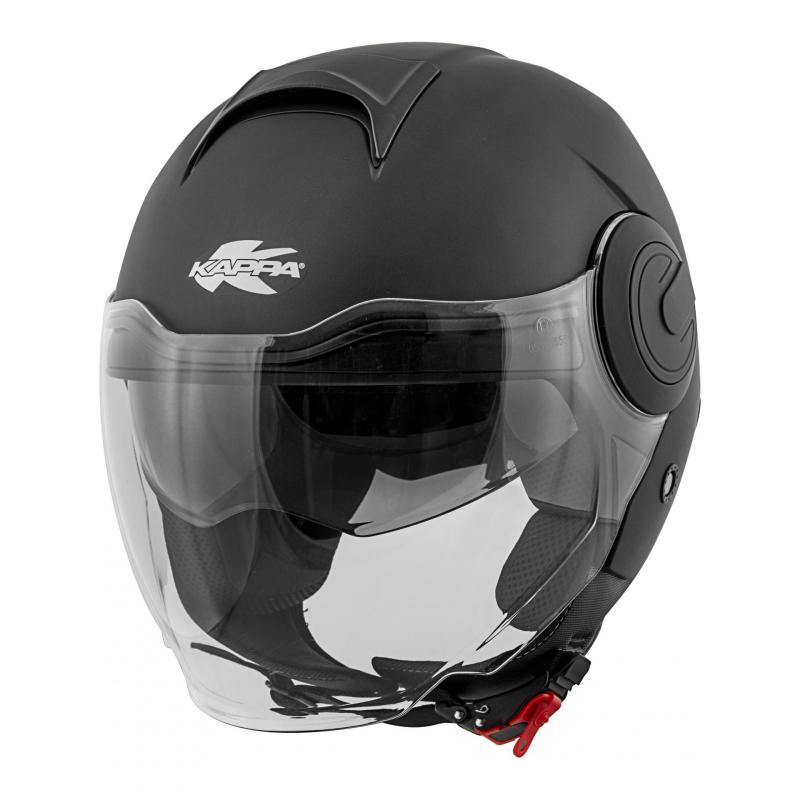 Casque jet Kappa KV37 Oregon Basic noir mat- XS