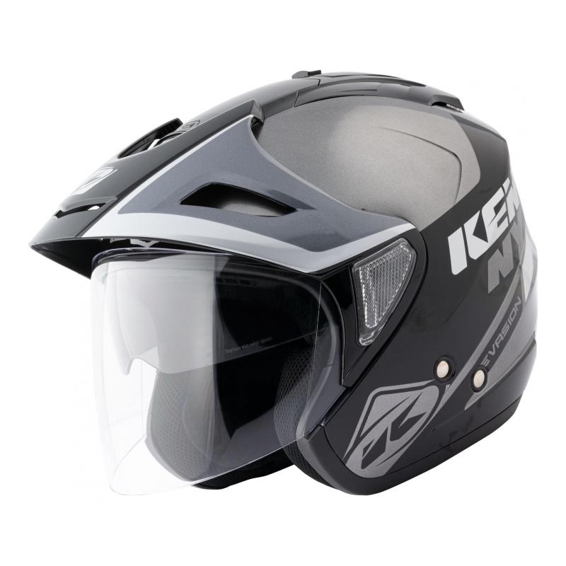 Casque jet Kenny Evasion Graphic gris- XS