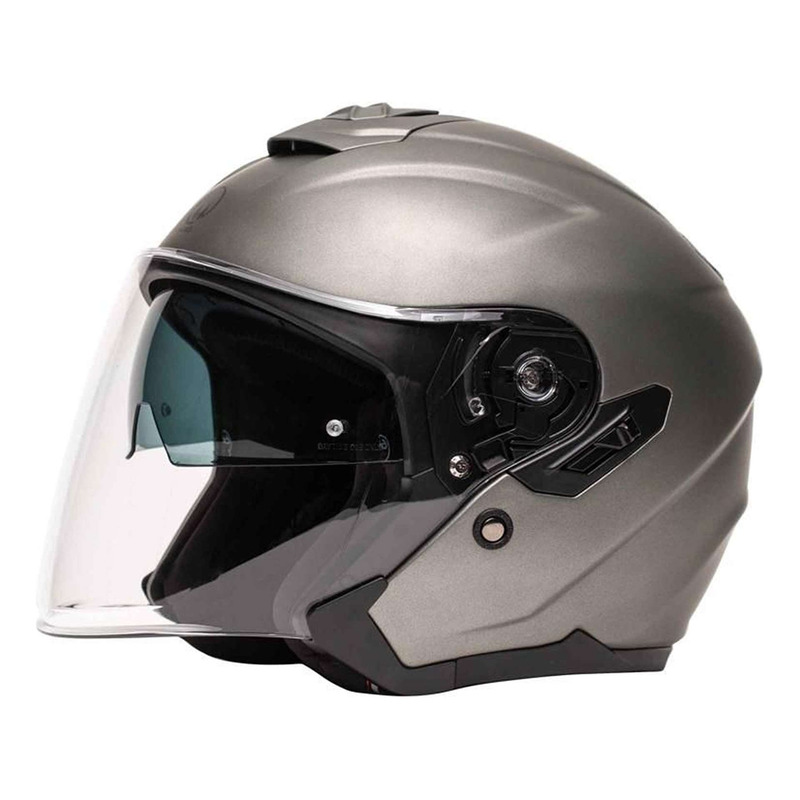 Casque jet Marko M-Jet Fibre titanium mat (ECE 22.05)