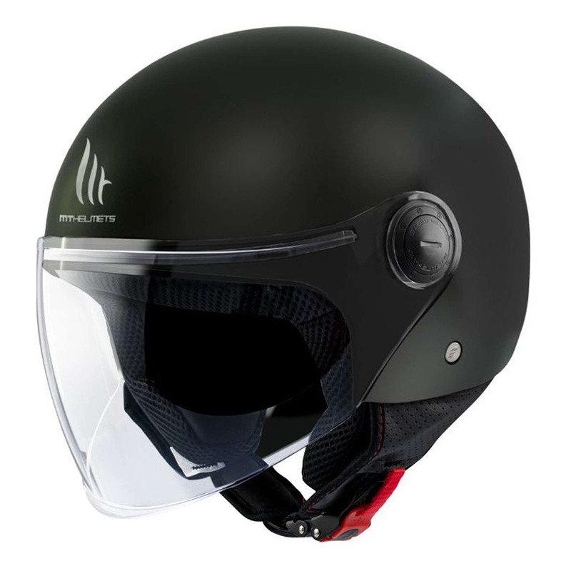 Casque jet MT Helmets Street uni noir mat ECE 22.06- 2XS