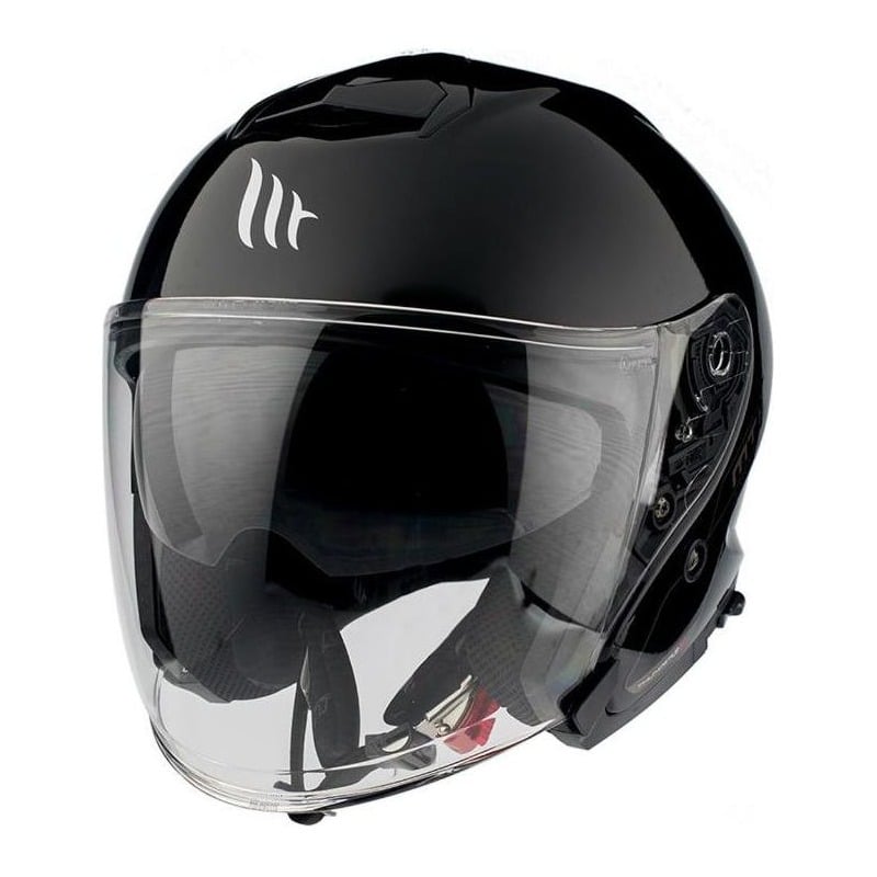 Casque jet MT Helmets Thunder 3 SV uni noir brillant