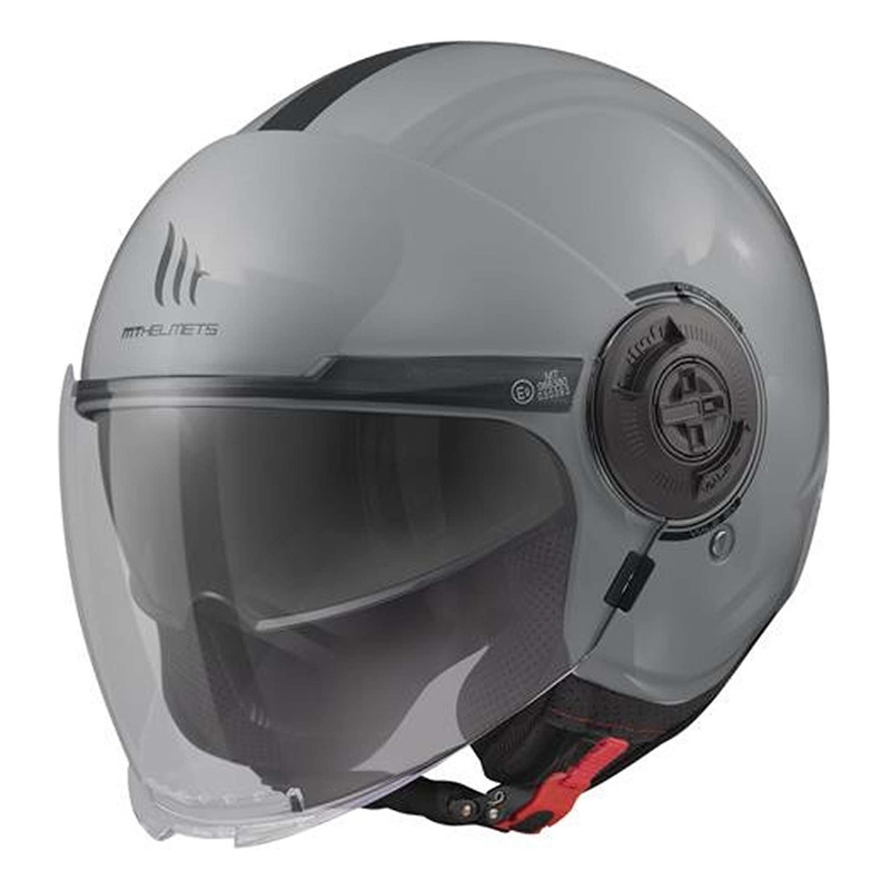 Casque jet MT Helmets Viale SV S Solid gloss grey- XS