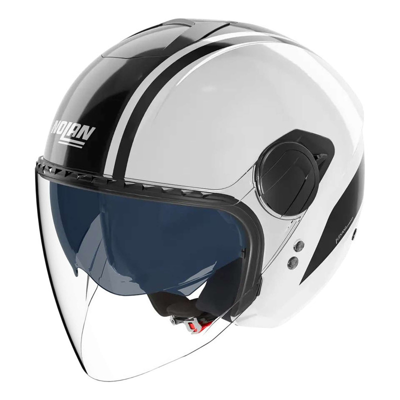 Casque jet Nolan N20-2 Visor Dolce Vita 348 blanc/noir