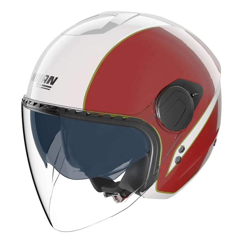 Casque jet Nolan N20-2 Visor Tricolore 346 vert/rouge/blanc