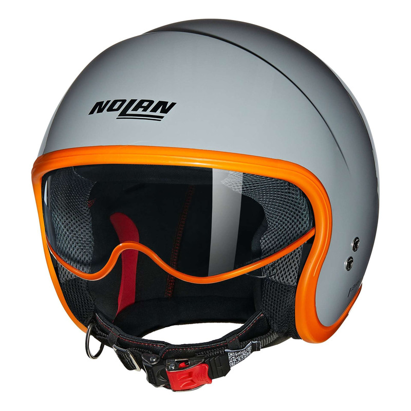 Casque jet Nolan N21 06 Ocio 343 gris/orange brillant