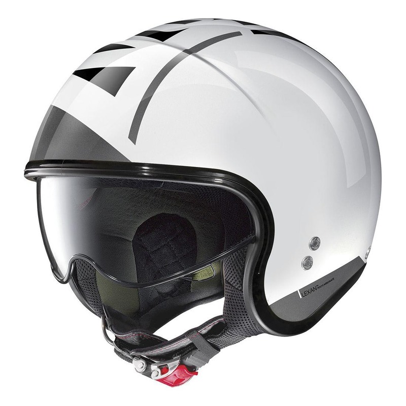 Casque jet Nolan N21 Avant-Garde Métal blanc- 2XS