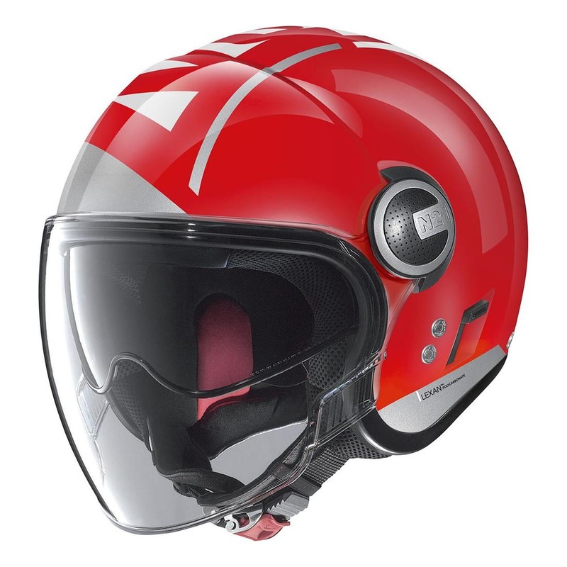 Casque jet Nolan N21 Visor Avant-Garde Corsa rouge- 2XS
