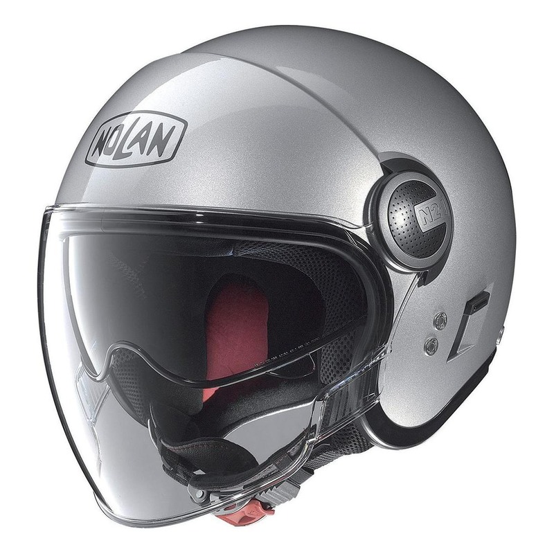Casque jet Nolan N21 Visor Classic Platinum argent- 2XS