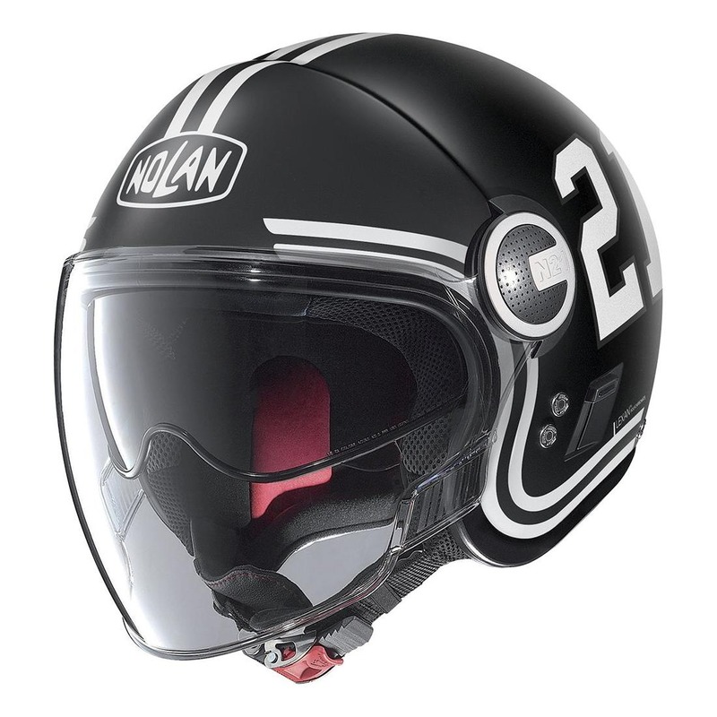 Casque jet Nolan N21 Visor Quaterback Mat noir- 2XS