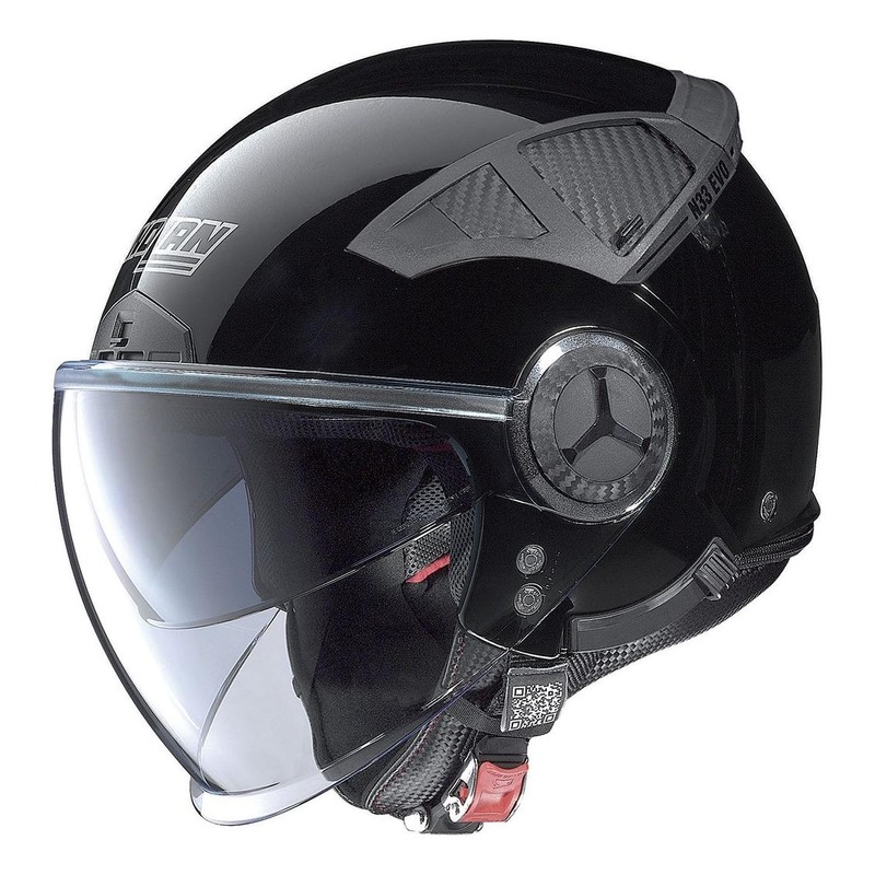 Casque jet Nolan N33 EVO Classic Brillant noir- 2XS