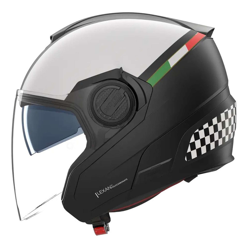 Casque jet Nolan N40-5 06 Bellavista 341 noir/blanc mat