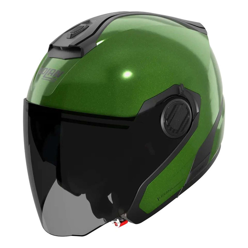 Casque jet Nolan N40-5 06 Classico Nobile 336 vert mÃ©tal- M