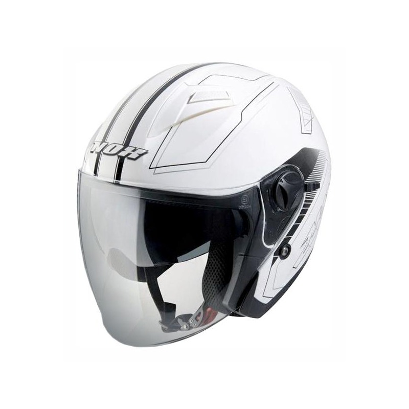 Casque jet Nox N124 ROCKWAY blanc- XS