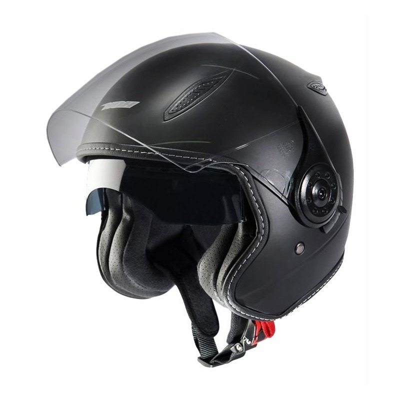 Casque jet Nox N180 noir mat double écran- XS