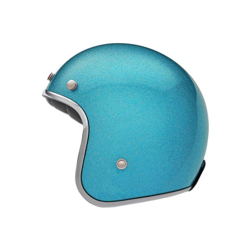 Casque jet Nox N242 Paillette émeraude- XS