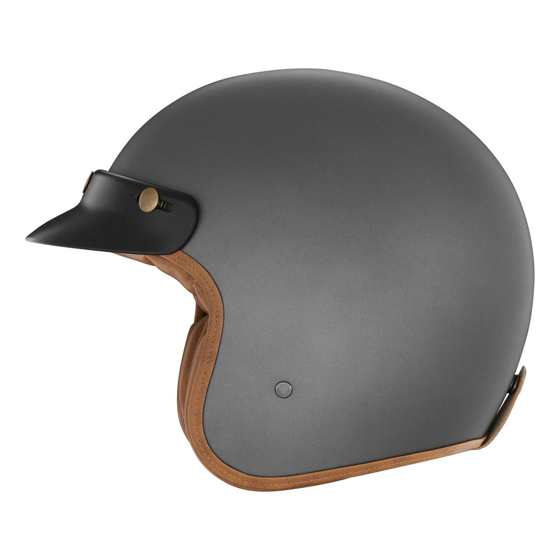 Casque jet Nox N243 titanium mat