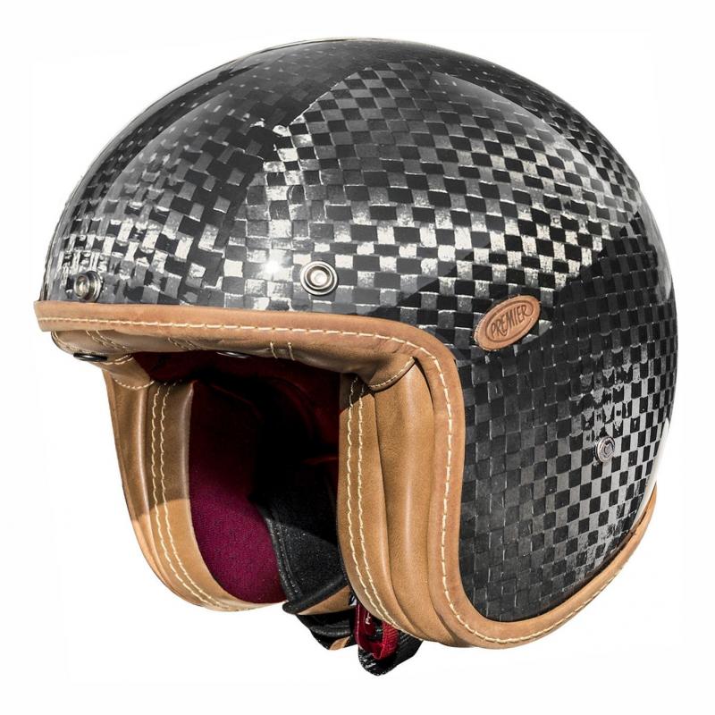 Casque jet Premier Vintage Anniversary collection carbone