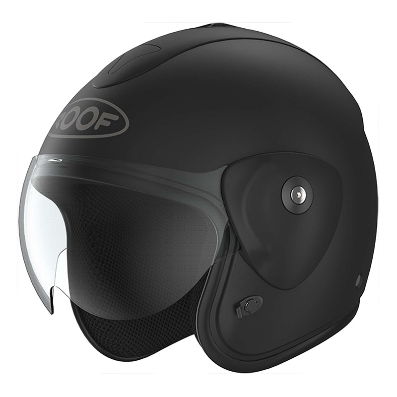 Casque jet Roof RO9 Roadster Iron black mat