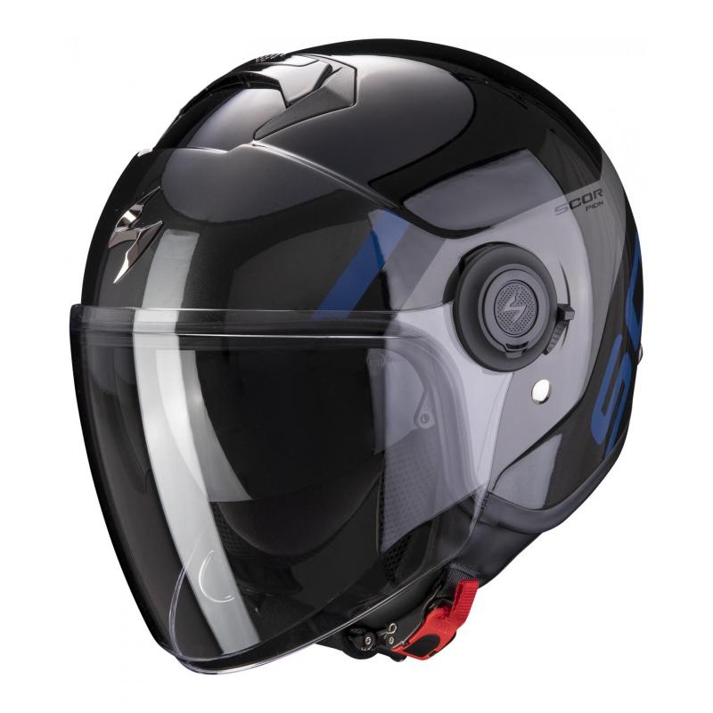 Casque jet Scorpion Exo-City Sympa noir/argent- M