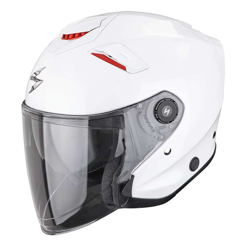 Casque jet Scorpion Exo-GT Jet Solid blanc perle