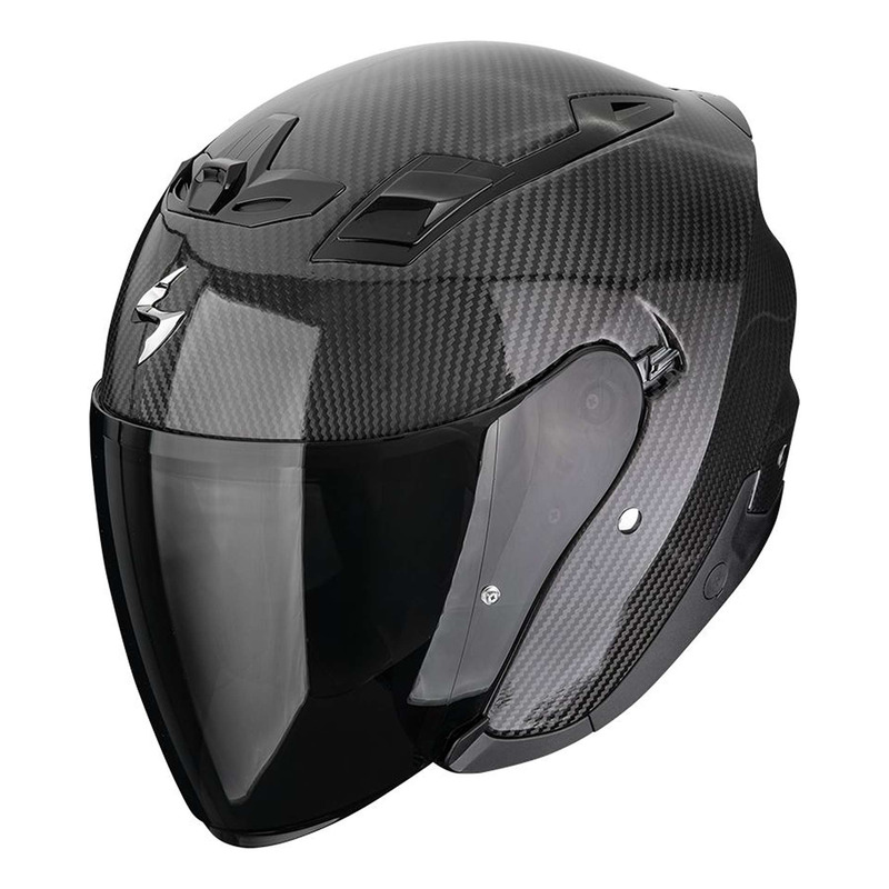 Casque jet Scorpion Exo-Z1 Carbon Solid noir
