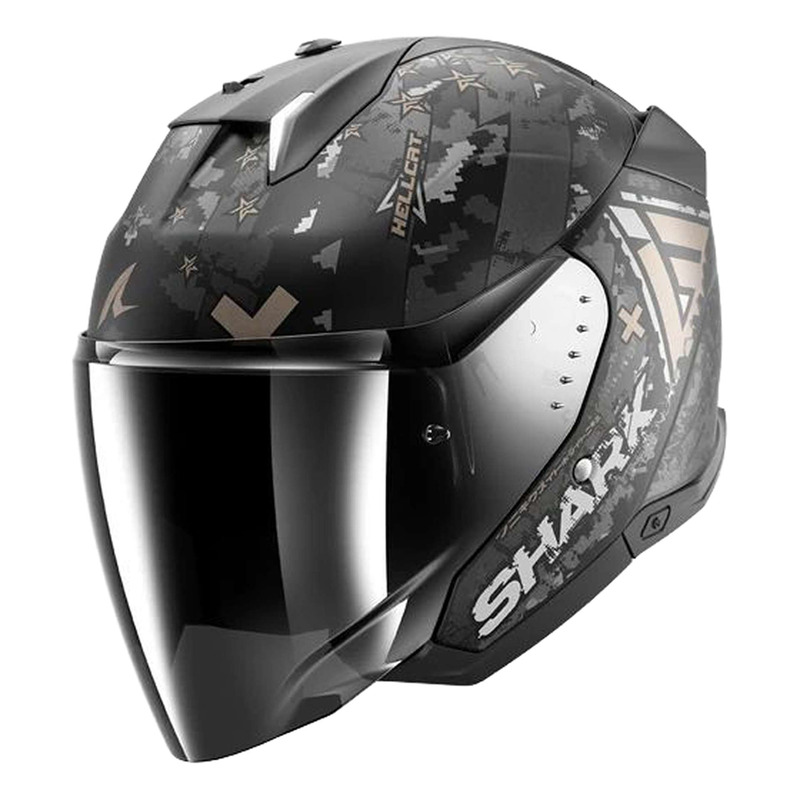 Casque jet Shark Skwal i3 Jet Hellcat black/chrome/anthracite