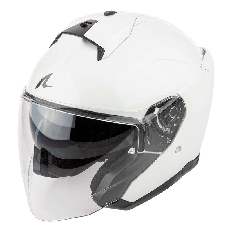 Casque jet Shark Skwal Jet Blank pearly white- XS