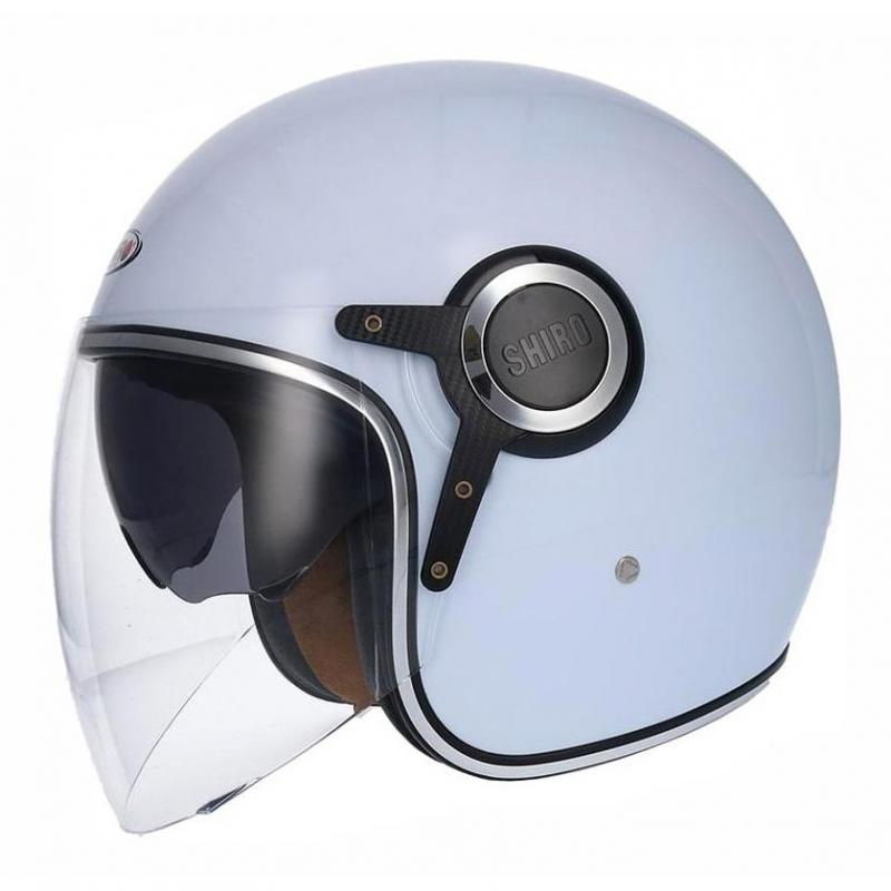Casque jet Shiro SH 235 Bullet blanc- S
