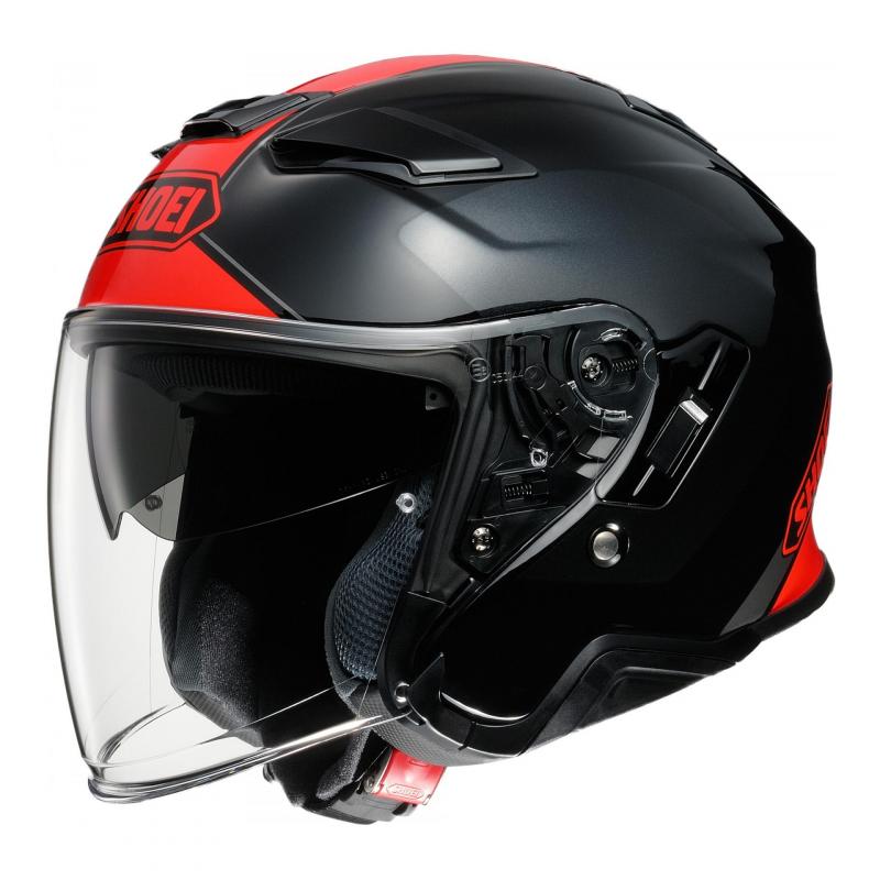 Casque jet Shoei J-Cruise II Adagio TC-1 noir/rouge- XS