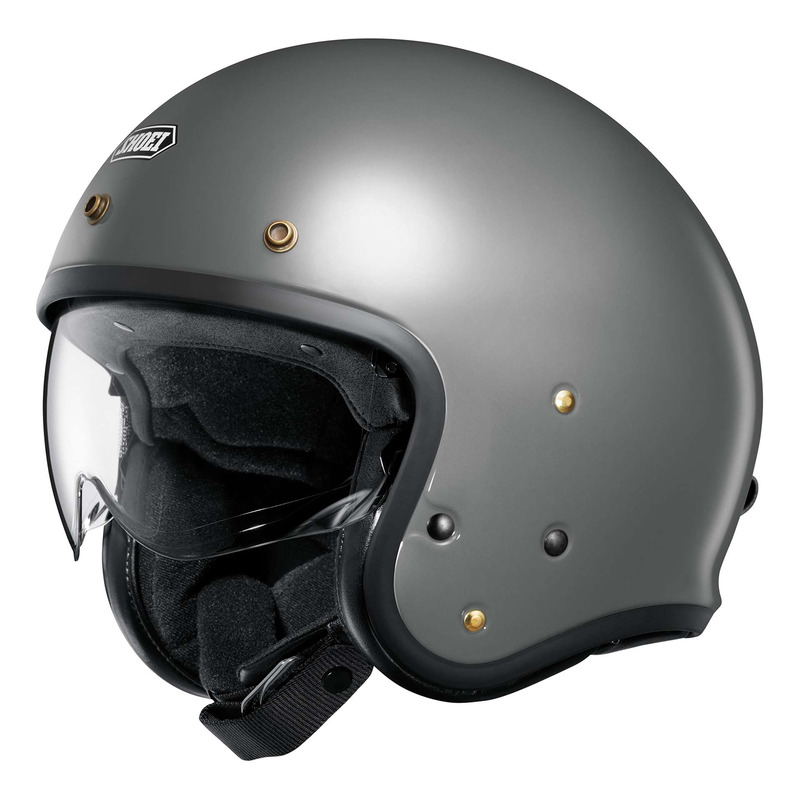 Casque jet Shoei J.02 Candy basalt grey