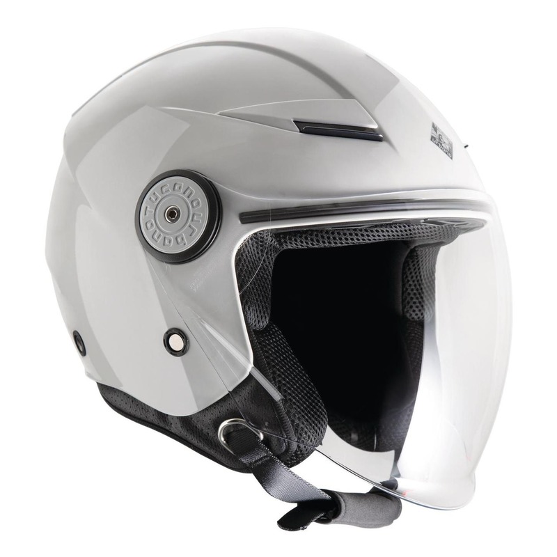 Casque jet Tucano Urbano EL’Start blanc glacier brillant- XS