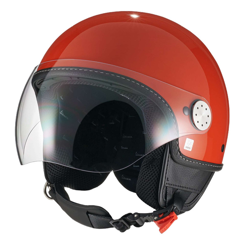 Casque jet Vespa Langhe A11 orange mat